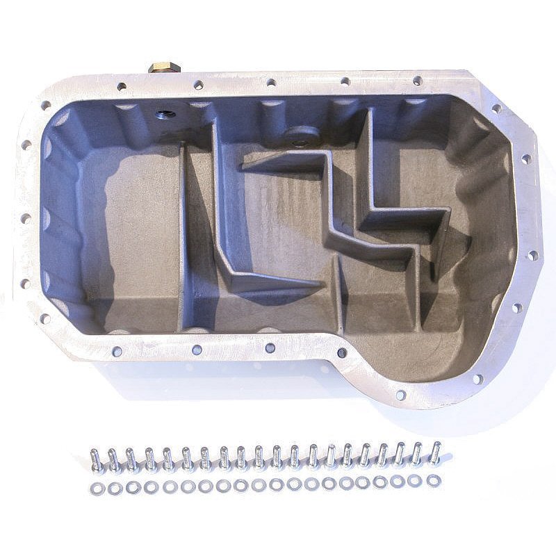 Aluminium Ölwanne mit Ölschotten und Kühlrippen VW Golf Passat Scirocco Corrado 16V / 8V / G60